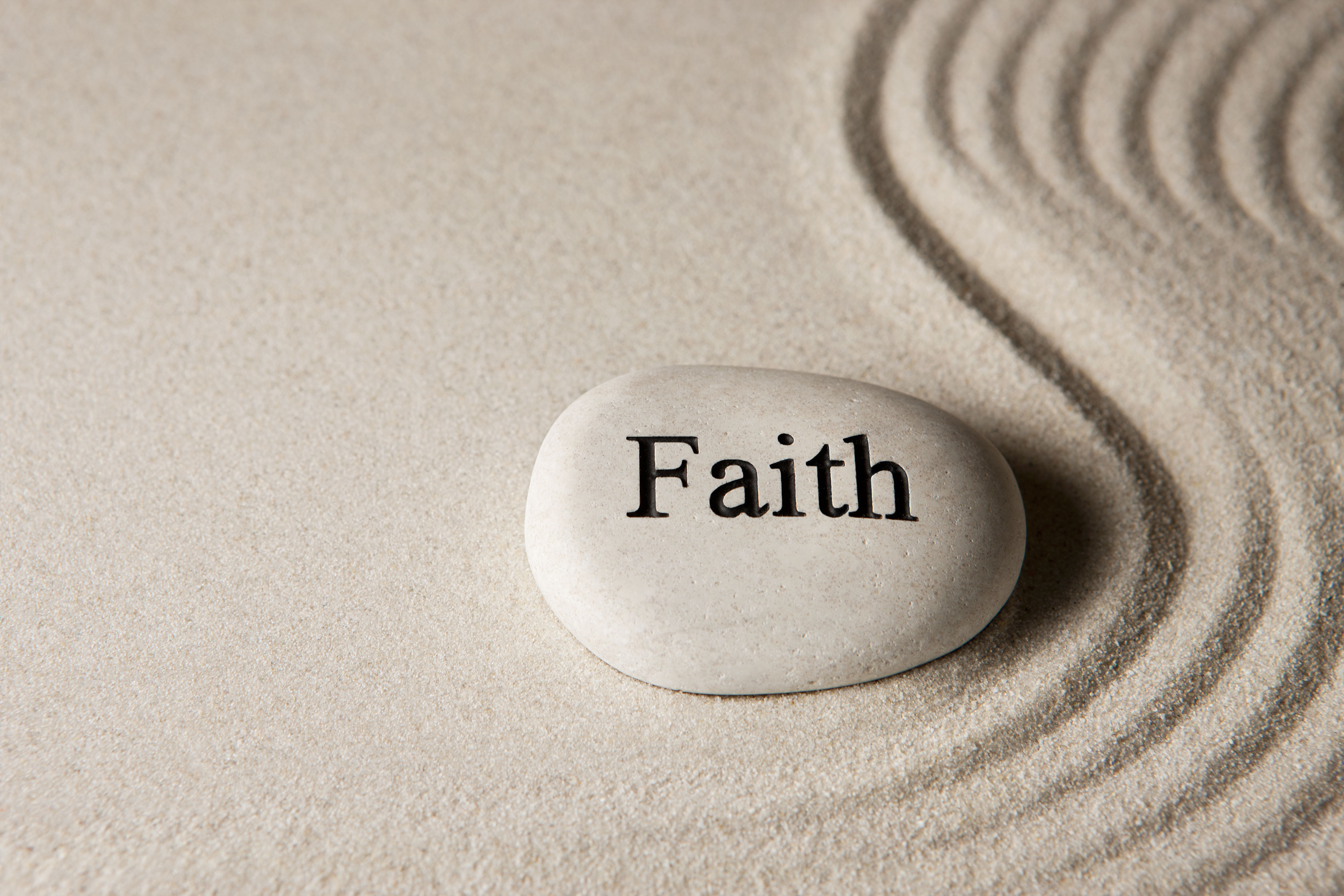 faith on stone