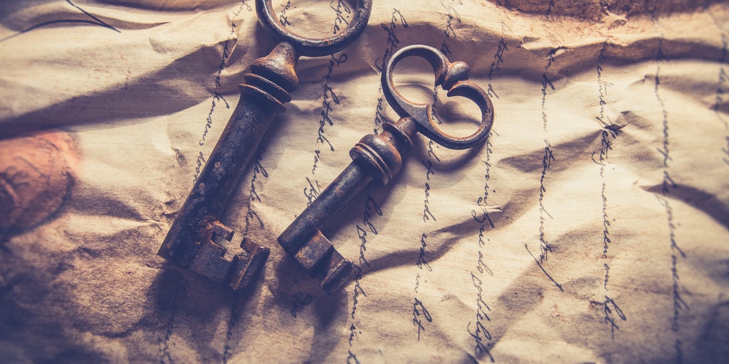 Two well used keys